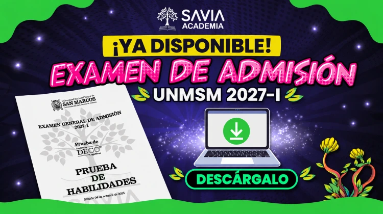 Examen de Admisión San Marcos 2027-I: Áreas D y E — Descarga el PDF gratis